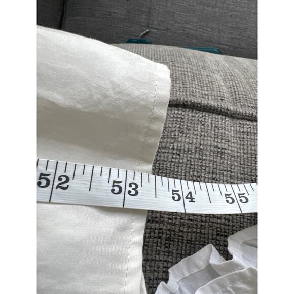 Abercrombie & Fitch Dipped Waist Sweetheart White Maxi Dress Cut Out Back M NWT - Picture 6 of 8